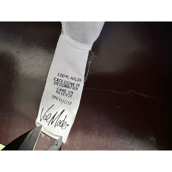 Val Mode 60s Cream Vintage Sheer Peignoir Robe size Medium - Picture 12 of 12